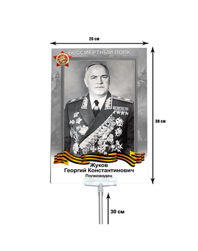 Транспарант Бессмертный полк 20x30