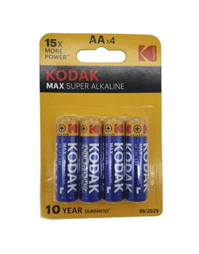 Батарейки Kodak MAX SUPER ALKALINE AA